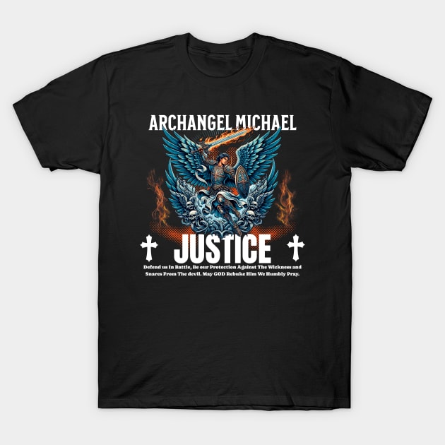 Archangel Michael T-Shirt by Offbeat Outfits